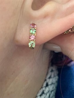 *Серьги Турмалин цв Красное арт. 594с-260 (вес 1,89 г) - фото 179923 *Серьги Турмалин цв Красное арт. 594с-260 (вес 1,89 г) - фото 179923