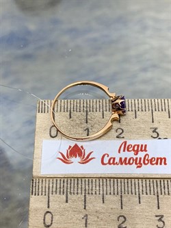 *Кольцо р.18 Танзанит цв Красное арт. 591к-661 (вес 1,23 г) - фото 179946 *Кольцо р.18 Танзанит цв Красное арт. 591к-661 (вес 1,23 г) - фото 179946