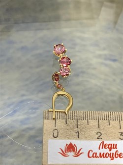 *Серьги Турмалин цв Лимонное арт. 407с-193 (вес 4,83 г) - фото 180106 *Серьги Турмалин цв Лимонное арт. 407с-193 (вес 4,83 г) - фото 180106
