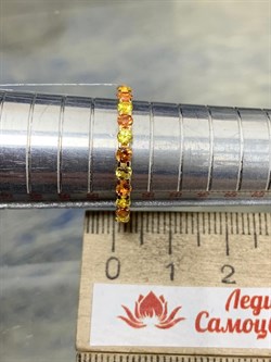 *Кольцо р.18 Микс Желтый и Оранжевый Сапфир цв Лимонное арт. 535к-542 (вес 1,9 г) - фото 180180 *Кольцо р.18 Микс Желтый и Оранжевый Сапфир цв Лимонное арт. 535к-542 (вес 1,9 г) - фото 180180