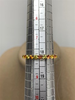 *Кольцо р.18 Микс Желтый и Оранжевый Сапфир цв Лимонное арт. 535к-542 (вес 1,9 г) - фото 180181 *Кольцо р.18 Микс Желтый и Оранжевый Сапфир цв Лимонное арт. 535к-542 (вес 1,9 г) - фото 180181