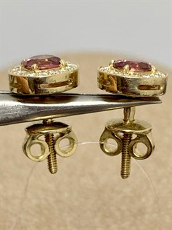 *Пусеты Турмалин цв Лимонное арт. 589с-120 (вес 1,83 г) - фото 180191 *Пусеты Турмалин цв Лимонное арт. 589с-120 (вес 1,83 г) - фото 180191
