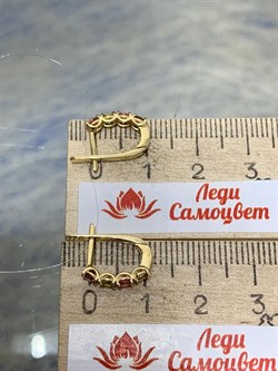 *Серьги Турмалин цв Лимонное арт. 594с-792 (вес 1,87 г) - фото 180289 *Серьги Турмалин цв Лимонное арт. 594с-792 (вес 1,87 г) - фото 180289