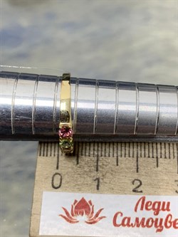 *Кольцо р.16,5 Турмалин цв Лимонное арт. 594к-808 вес 1,34 г - фото 180291 *Кольцо р.16,5 Турмалин цв Лимонное арт. 594к-808 вес 1,34 г - фото 180291