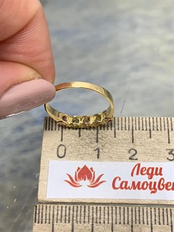 *Кольцо р.16,5 Турмалин цв Лимонное арт. 594к-808 вес 1,34 г - фото 180297 *Кольцо р.16,5 Турмалин цв Лимонное арт. 594к-808 вес 1,34 г - фото 180297