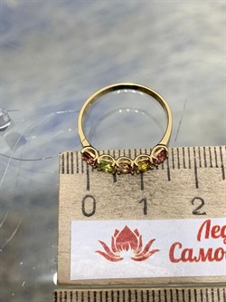 *Кольцо р.16,5 Турмалин цв Лимонное арт. 594к-808 вес 1,34 г - фото 180298 *Кольцо р.16,5 Турмалин цв Лимонное арт. 594к-808 вес 1,34 г - фото 180298