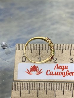 *Кольцо р.16,5 Турмалин цв Лимонное арт. 594к-808 вес 1,34 г - фото 180299 *Кольцо р.16,5 Турмалин цв Лимонное арт. 594к-808 вес 1,34 г - фото 180299