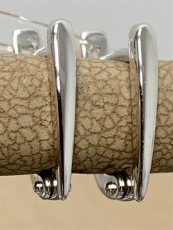 *Серьги Трансформеры Белый бр цв Белое арт. 22375-200-491 вес 3,61 г - фото 180399