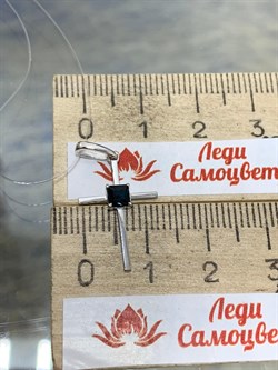 *Кулон Синий Сапфир цв Белое 8-377-02-715 вес 0,62 г - фото 180420 *Кулон Синий Сапфир цв Белое 8-377-02-715 вес 0,62 г - фото 180420