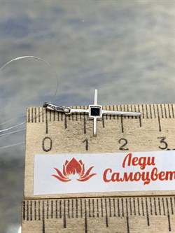 *Кулон Синий Сапфир цв Белое 8-377-02-715 вес 0,62 г - фото 180421 *Кулон Синий Сапфир цв Белое 8-377-02-715 вес 0,62 г - фото 180421