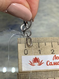 *Подвеска Синий Сапфир цв Белое арт. 3-449-02-554 вес 1,18 г - фото 180429 *Подвеска Синий Сапфир цв Белое арт. 3-449-02-554 вес 1,18 г - фото 180429