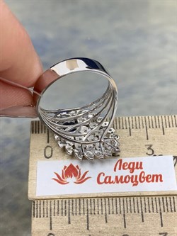 *Кольцо р.20 Синий Сапфир цв Белое арт. 1-107-616-57-987 (вес 5,74 г) - фото 180481 *Кольцо р.20 Синий Сапфир цв Белое арт. 1-107-616-57-987 (вес 5,74 г) - фото 180481