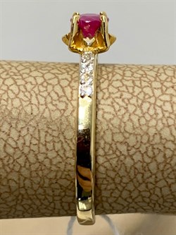 *Кольцо р.16,5 Рубин цв Лимонное арт. 1841976-066 вес 1,88 г - фото 180867 *Кольцо р.16,5 Рубин цв Лимонное арт. 1841976-066 вес 1,88 г - фото 180867