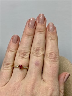 *Кольцо р.16,5 Рубин цв Лимонное арт. 1841976-066 вес 1,88 г - фото 180869 *Кольцо р.16,5 Рубин цв Лимонное арт. 1841976-066 вес 1,88 г - фото 180869