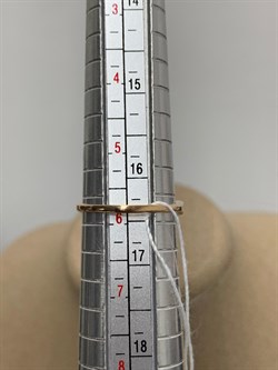 *Кольцо р.16,5 Рубин цв Красное арт. 1841311-848 вес 1,24 г - фото 180930