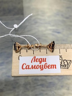*Пусеты Гранат цв Красное арт. 241 24-121-128 вес 1,66 г - фото 180940 *Пусеты Гранат цв Красное арт. 241 24-121-128 вес 1,66 г - фото 180940