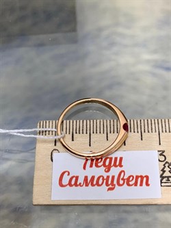 *Кольцо р.17 Рубин цв Красное арт. 1843121-360 вес 2,02 г - фото 180959