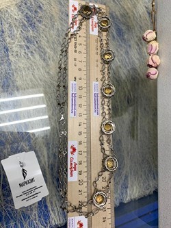 *Колье р.50 Цитрин арт. M601434-306 вес 35,77 г - фото 181065 *Колье р.50 Цитрин арт. M601434-306 вес 35,77 г - фото 181065