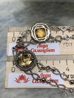 *Колье р.50 Цитрин арт. M601434-306 вес 35,77 г - фото 181066 *Колье р.50 Цитрин арт. M601434-306 вес 35,77 г - фото 181066