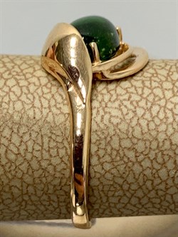 *Кольцо  р.16,5 Хромдиопсид цв Красное арт. 1341322-979 вес 2,43 г - фото 181095