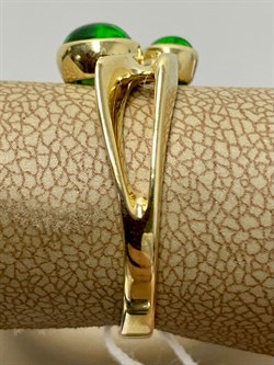 *Кольцо р.18,5 Сибирлит Хромдиопсид цв Лимонное арт. 1208-409 вес 3,74 г - фото 181159 *Кольцо р.18,5 Сибирлит Хромдиопсид цв Лимонное арт. 1208-409 вес 3,74 г - фото 181159