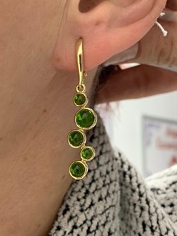 *Серьги Сибирлит Хромдиопсид цв Лимонное арт. 20609-718 вес 6,83 г - фото 181164 *Серьги Сибирлит Хромдиопсид цв Лимонное арт. 20609-718 вес 6,83 г - фото 181164