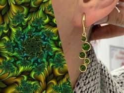 *Серьги Сибирлит Хромдиопсид цв Лимонное арт. 20609-718 вес 6,83 г - фото 181177 *Серьги Сибирлит Хромдиопсид цв Лимонное арт. 20609-718 вес 6,83 г - фото 181177