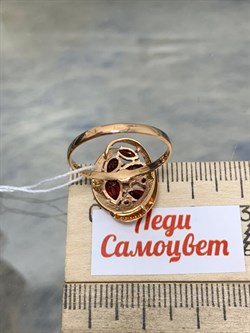*Кольцо р.18 Гранат цв Красное арт. 01-5043-00-204-1110-46-674 вес 2,73 г - фото 181377 *Кольцо р.18 Гранат цв Красное арт. 01-5043-00-204-1110-46-674 вес 2,73 г - фото 181377