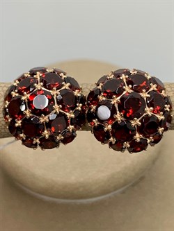 *Серьги Сферы Гранат цв Красное арт. 02-3188-00-204-1110-46-430 вес 5,51 г - фото 181392 *Серьги Сферы Гранат цв Красное арт. 02-3188-00-204-1110-46-430 вес 5,51 г - фото 181392