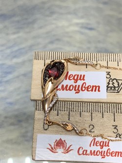 *Колье р.45-50 Гранат цв Красное арт. 07-0204-00-264-1110-57-730 вес 5,51 г - фото 181521 *Колье р.45-50 Гранат цв Красное арт. 07-0204-00-264-1110-57-730 вес 5,51 г - фото 181521