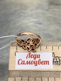 *Кольцо р.17,5 Гранат цв Красное арт. 01-0001-00-210-1110-57-416 вес 3,05 г - фото 181548 *Кольцо р.17,5 Гранат цв Красное арт. 01-0001-00-210-1110-57-416 вес 3,05 г - фото 181548
