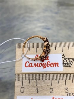 *Кольцо р.17,5 Гранат цв Красное арт. 01-0001-00-210-1110-57-416 вес 3,05 г - фото 181550 *Кольцо р.17,5 Гранат цв Красное арт. 01-0001-00-210-1110-57-416 вес 3,05 г - фото 181550