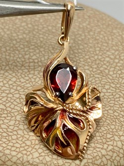 *Подвеска Удивительный цветок Гранат цв Красное арт. 03-2854-00-204-1110-57-191 вес 1,94 г - фото 181603 *Подвеска Удивительный цветок Гранат цв Красное арт. 03-2854-00-204-1110-57-191 вес 1,94 г - фото 181603