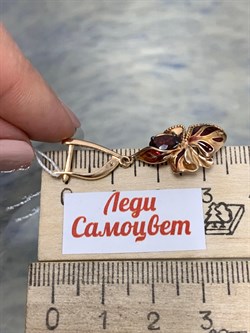 *Серьги Удивительные цветы Гранат цв Красное арт. 02-4167-00-204-1110-57-446 вес 4,75 г - фото 181615 *Серьги Удивительные цветы Гранат цв Красное арт. 02-4167-00-204-1110-57-446 вес 4,75 г - фото 181615