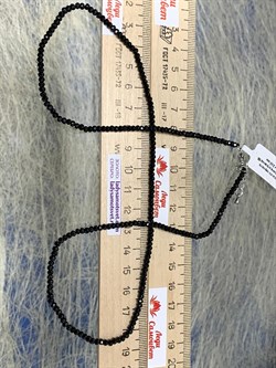 Бусы р.55 д.2-3 Черный Турмалин Шерл Бразилия арт: 097345-55-10 - фото 181841 Бусы р.55 д.2-3 Черный Турмалин Шерл Бразилия арт: 097345-55-10 - фото 181841