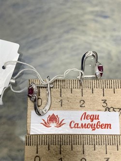 *Серьги Рубин арт. 3987013345л-10-858 Вес 2,27 г - фото 181980 *Серьги Рубин арт. 3987013345л-10-858 Вес 2,27 г - фото 181980