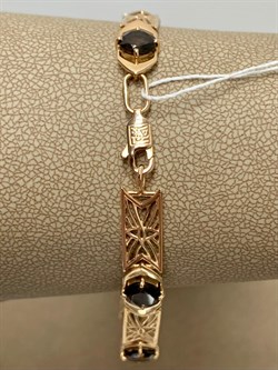 *Браслет р.19,5 Раухтопаз Дымчатый Кварц цв Красное арт. 05-0535-00-202-1110-46-656 вес 7,57 г - фото 182097 *Браслет р.19,5 Раухтопаз Дымчатый Кварц цв Красное арт. 05-0535-00-202-1110-46-656 вес 7,57 г - фото 182097