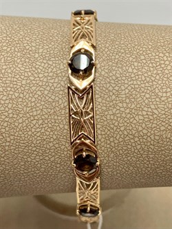 *Браслет р.19,5 Раухтопаз Дымчатый Кварц цв Красное арт. 05-0535-00-202-1110-46-656 вес 7,57 г - фото 182099 *Браслет р.19,5 Раухтопаз Дымчатый Кварц цв Красное арт. 05-0535-00-202-1110-46-656 вес 7,57 г - фото 182099