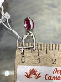 *Серьги Звездчатый Корунд Рубин синт арт. 2340940368л-3-000 Вес 3,46 г - фото 182350 *Серьги Звездчатый Корунд Рубин синт арт. 2340940368л-3-000 Вес 3,46 г - фото 182350
