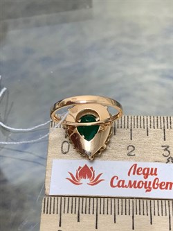 *Кольцо р.17,5 Зеленый Агат цв Красное арт. 01-4799-00-274-1110-47-917 вес 2,6 г - фото 182590 *Кольцо р.17,5 Зеленый Агат цв Красное арт. 01-4799-00-274-1110-47-917 вес 2,6 г - фото 182590