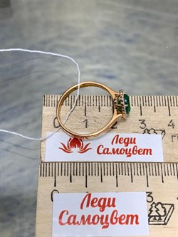 *Кольцо р.19,5 Зеленый Агат цв Красное арт. 01-4259-00-275-1110-47-479 вес 2,76 г - фото 182766 *Кольцо р.19,5 Зеленый Агат цв Красное арт. 01-4259-00-275-1110-47-479 вес 2,76 г - фото 182766