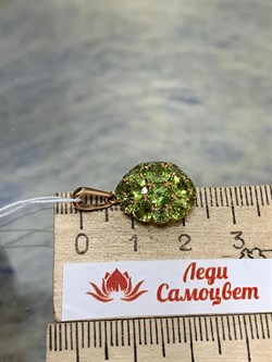 *Подвеска Сфера Хризолит цв Красное арт. 03-0001-00-205-1110-46-835 вес 2,16 г - фото 182961 *Подвеска Сфера Хризолит цв Красное арт. 03-0001-00-205-1110-46-835 вес 2,16 г - фото 182961