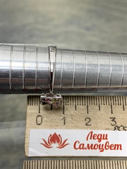 *Кольцо р.18,5 Турмалин цв Белое арт 1-208409-00-60-185 вес 2,22 г - фото 183062