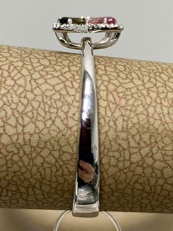 *Кольцо р.18,5 Турмалин цв Белое арт 1-208409-00-60-185 вес 2,22 г - фото 183066