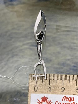 *Серьги Зеленый Турмалин цв Белое арт. 2-208185-00-18-125 вес 7,34 г - фото 183106 *Серьги Зеленый Турмалин цв Белое арт. 2-208185-00-18-125 вес 7,34 г - фото 183106