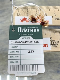*Пусеты Божья Коровка Эмаль цв Красное арт. 02-3701-00-402-1110-25-366 вес 2,13 г - фото 183623 *Пусеты Божья Коровка Эмаль цв Красное арт. 02-3701-00-402-1110-25-366 вес 2,13 г - фото 183623
