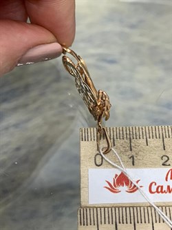 *Подвеска Таинственный дракон цв Красное арт. 03-3219-00-000-1111-74-173 вес 3,62 г - фото 183680