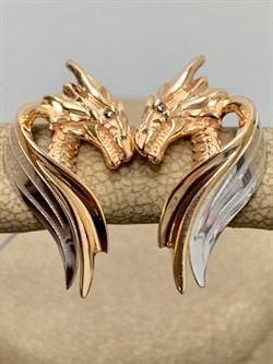 *Серьги Таинственный дракон цв Красное арт. 02-4686-00-000-1111-74-583 вес 4,32 г - фото 183688 *Серьги Таинственный дракон цв Красное арт. 02-4686-00-000-1111-74-583 вес 4,32 г - фото 183688