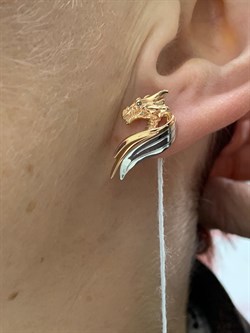 *Серьги Таинственный дракон цв Красное арт. 02-4686-00-000-1111-74-583 вес 4,32 г - фото 183690 *Серьги Таинственный дракон цв Красное арт. 02-4686-00-000-1111-74-583 вес 4,32 г - фото 183690