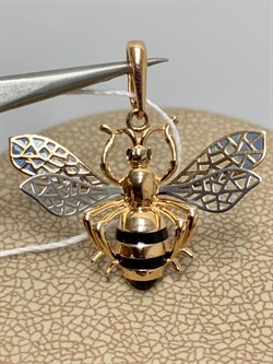 *Подвеска Оса Эмаль цв Красное арт. 03-2557-00-402-1110-48-364 вес 1,31 г - фото 183755 *Подвеска Оса Эмаль цв Красное арт. 03-2557-00-402-1110-48-364 вес 1,31 г - фото 183755